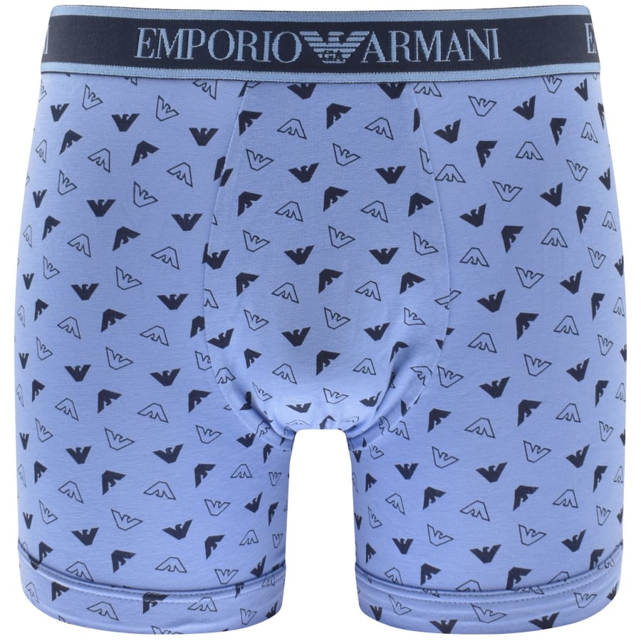 Emporio Armani Underwear 3 Pack Boxers Blue